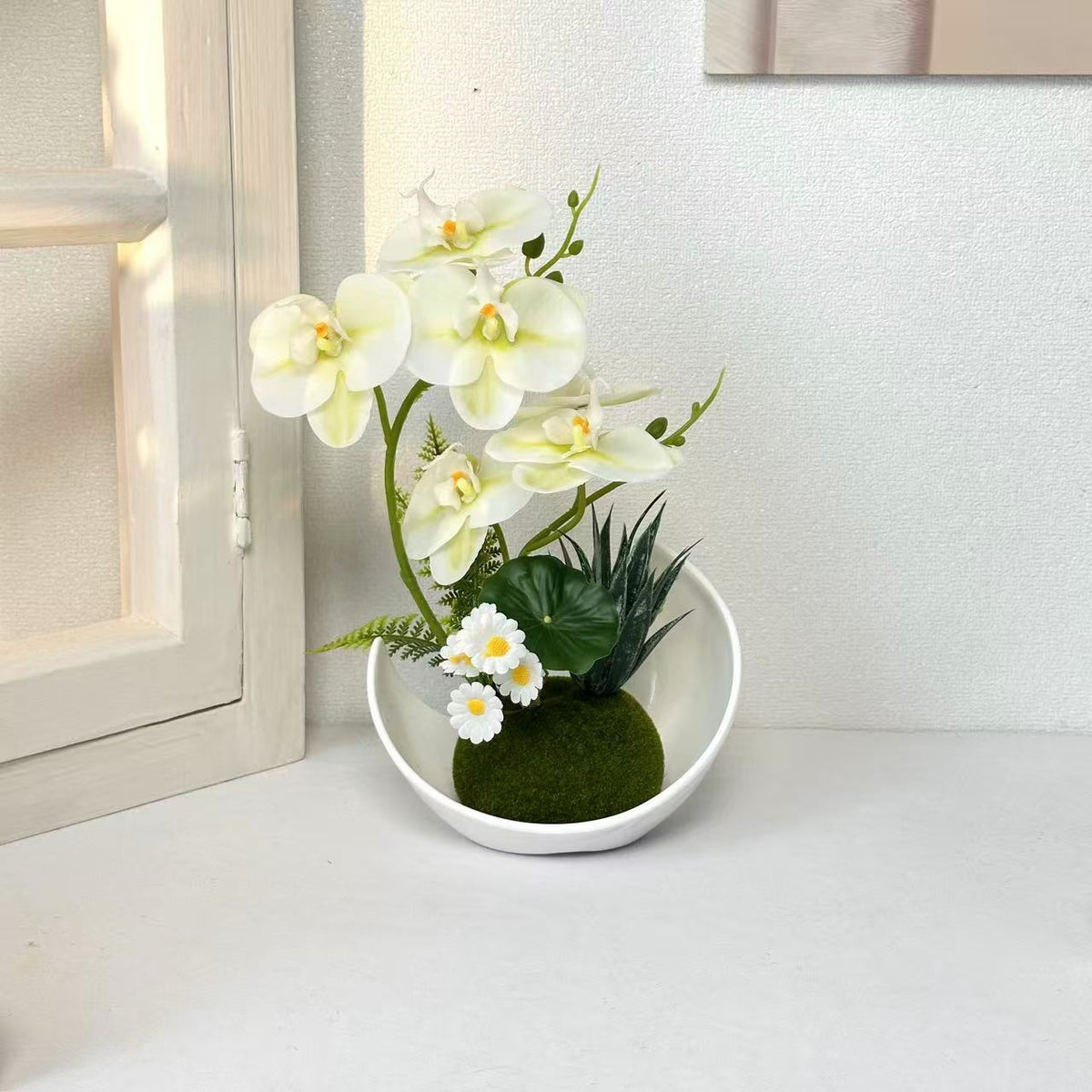 Elegante Orchideenarrangement