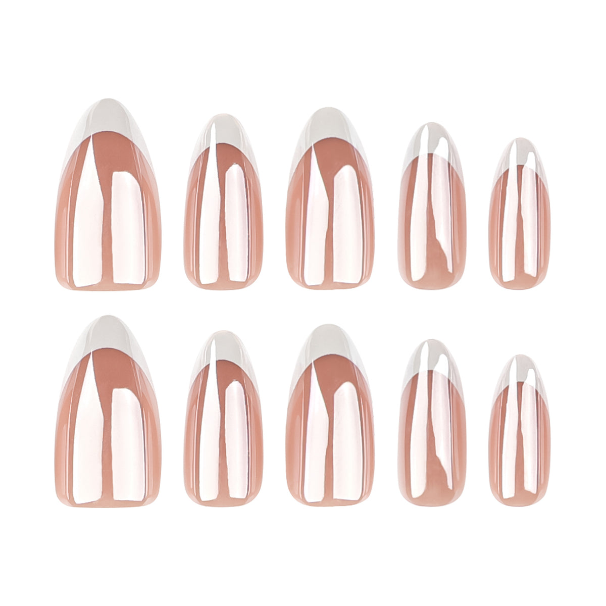 Kunstvolle Gel-Nägel mit elegantem French-Tip Design Brehn