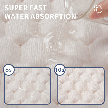 Absorbierende Waben-Badematte