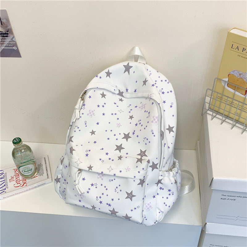 Lässiger Rucksack mit Sternenmuster Brehn