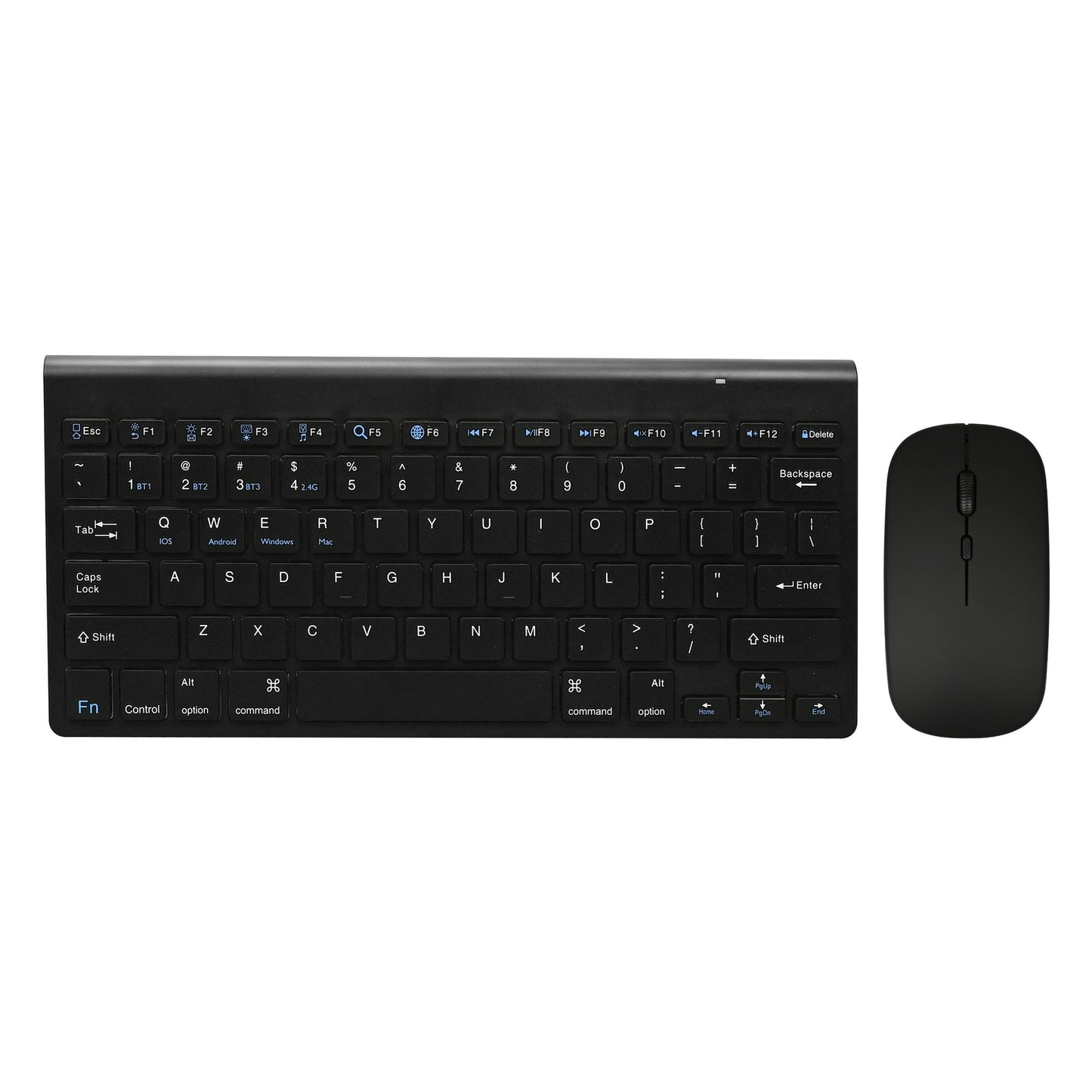 Wireless Compact Keyboard and Mouse Set Brehn