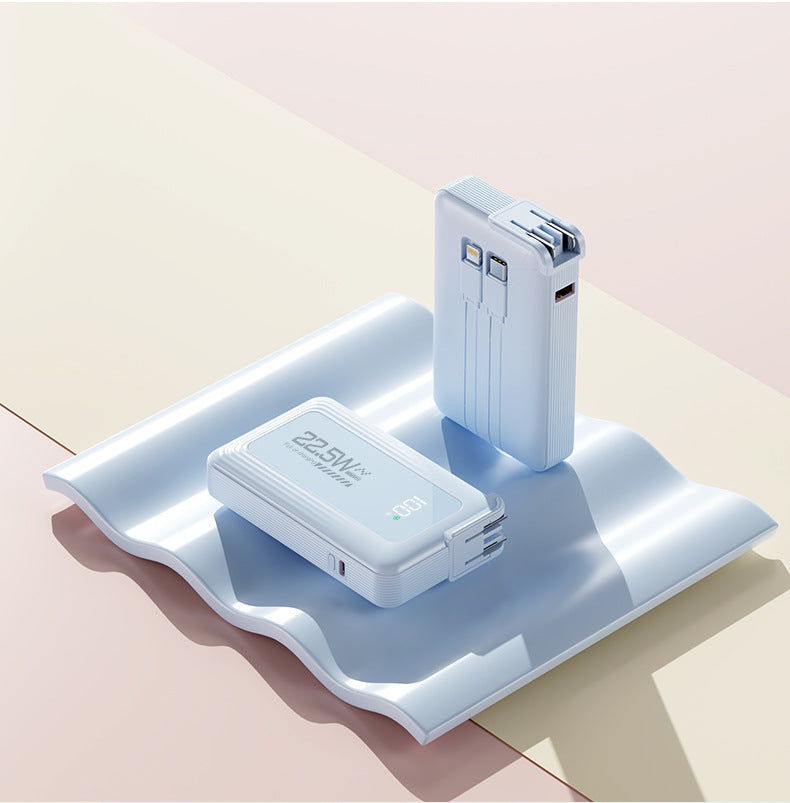 Leistungsstarke Powerbank mit Schnellem Ladeanschluss und Digitaler Anzeige Brehn