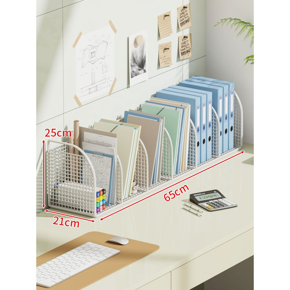 Multi-Ebenen Winkel-Mesh-Schreibtisch Datei- und Ordner-Organizer