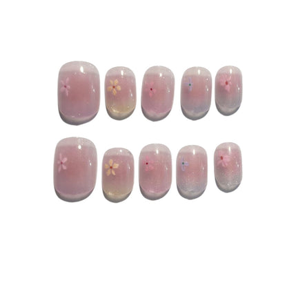 Blumenmotiv Nagelkunst Set Brehn