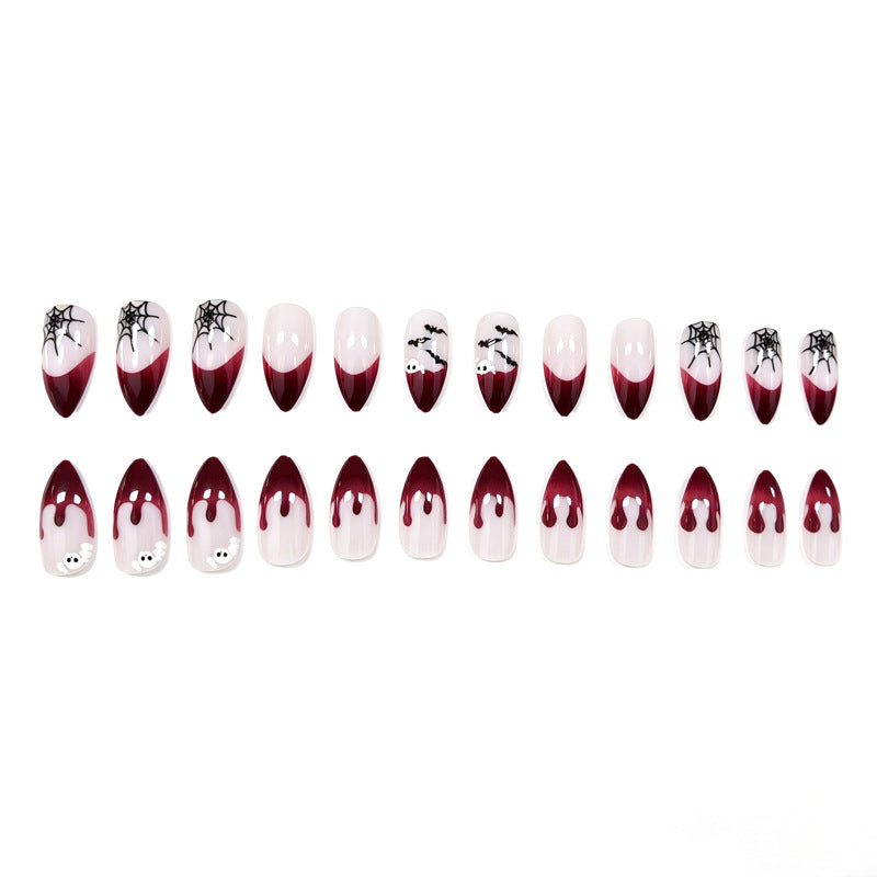 Halloween-Themen Lange Sarg Nagelkunst Brehn