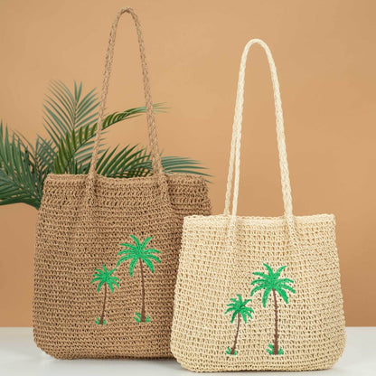 Trendige Basttasche Brehn