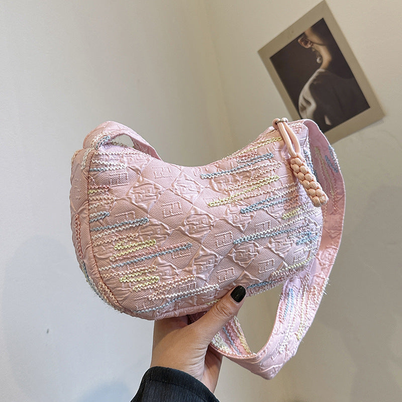 WoTextured Fabric Schultertasche Brehn