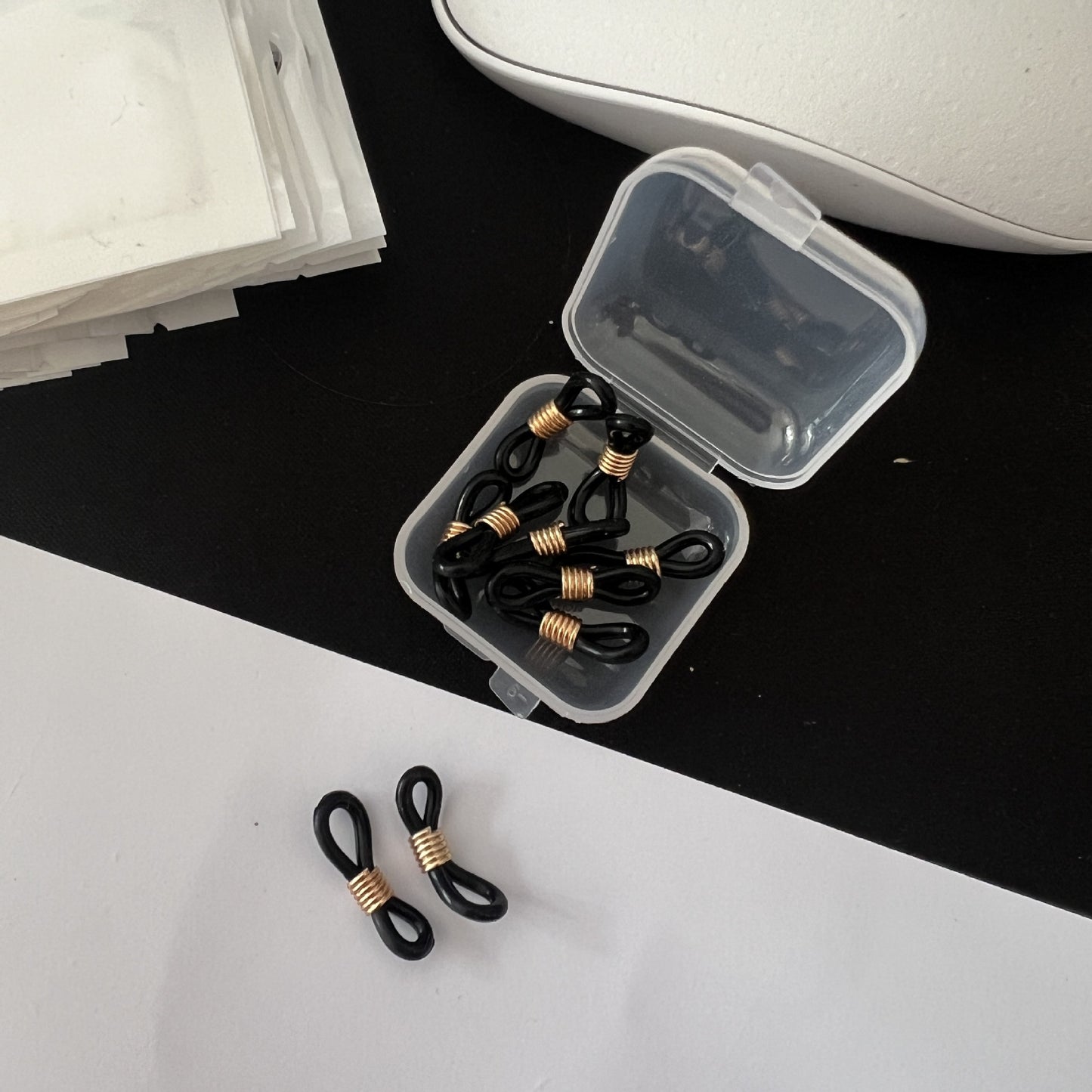 Haar Zubehör Clips mit goldenen Akzenten Brehn