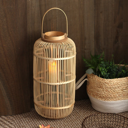 Dekorative Laterne aus Rattan Brehn