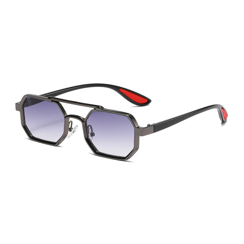 Damen modische Designer-Sonnenbrille mit exklusivem achteckigem Rahmen Brehn