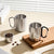 Damen Edelstahl Kaffee-Becher mit Karabiner Griff Brehn