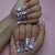 Künstlerisches Press-On Nagelset mit kreativen Halloween-Designs Brehn
