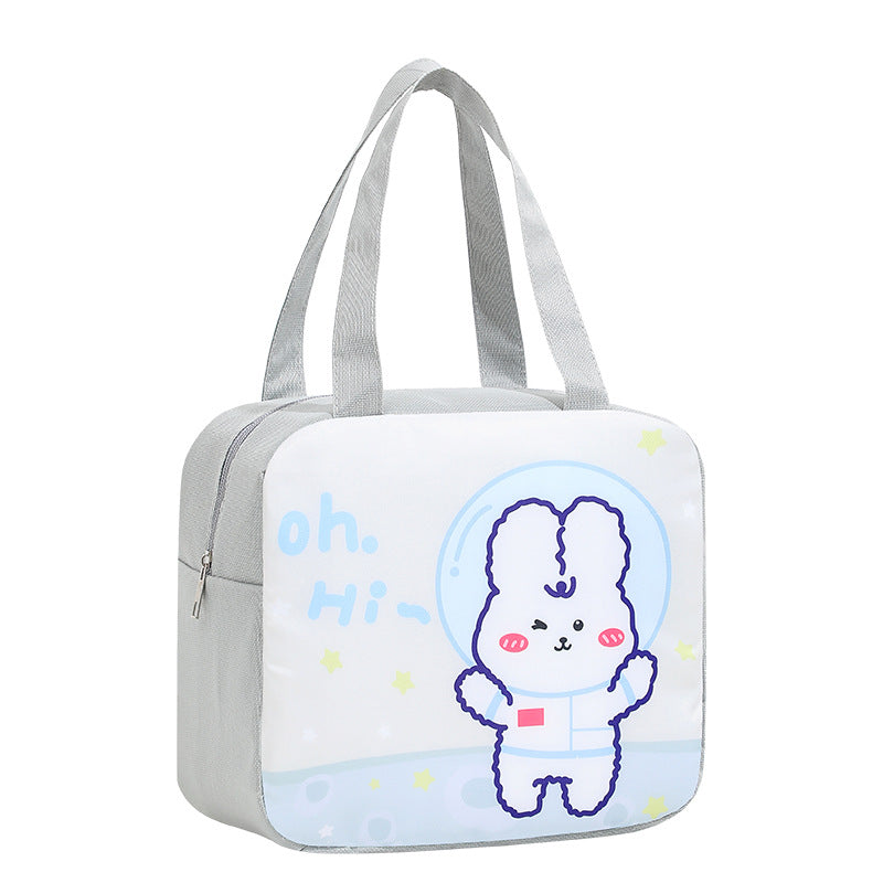 Adorable Cartoon Isolierte Lunch Tasche