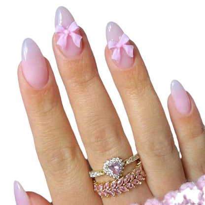 Dekorativer Stiletto Nagelkunst Set