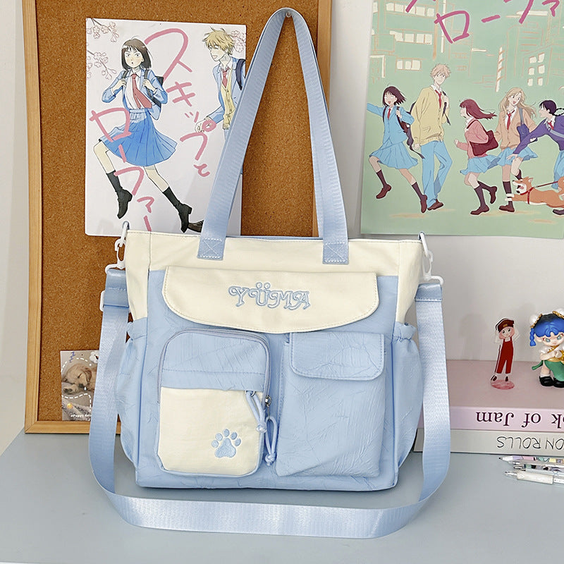 Multi-Taschen Schultertasche Brehn