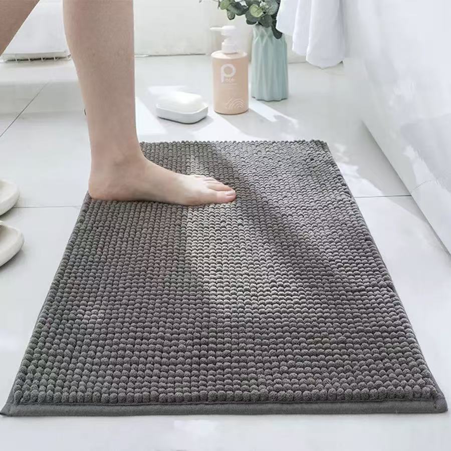 Rutschfeste Mikrofaser-Badematte Brehn