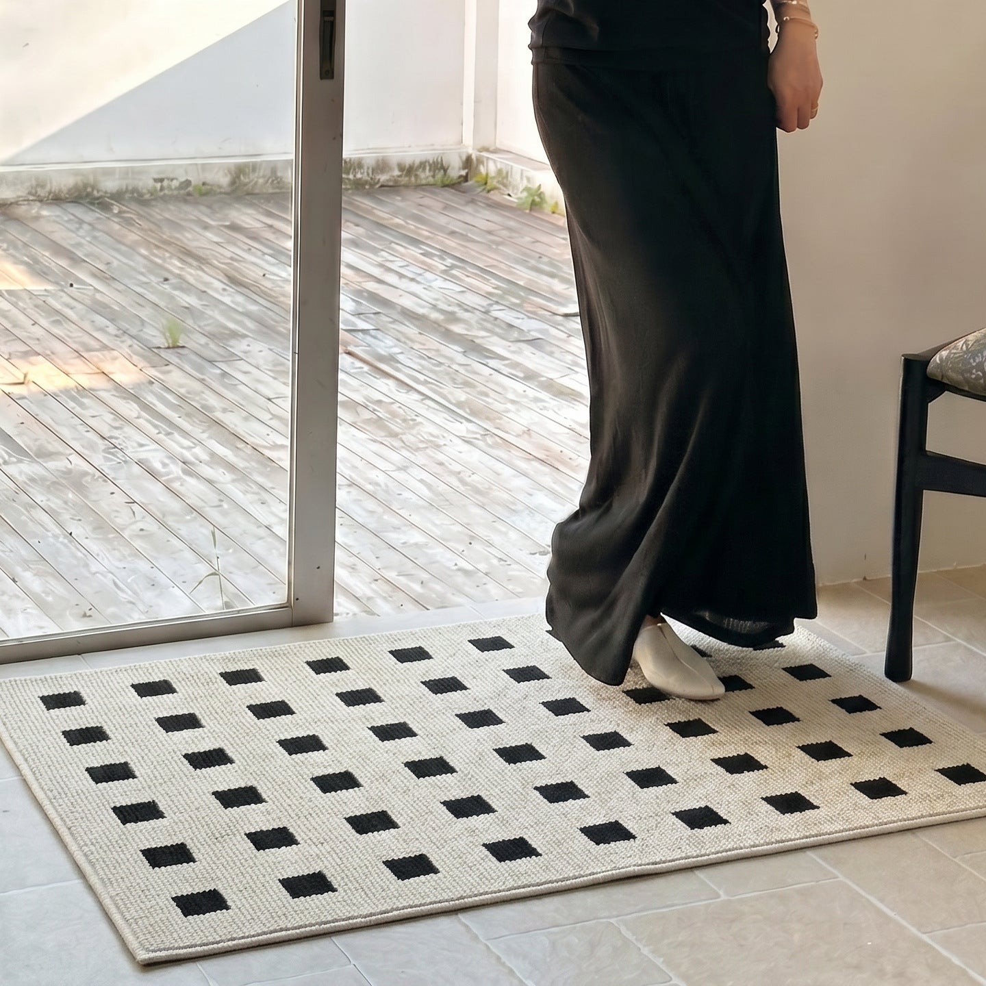 Geometrischer Stil Teppich