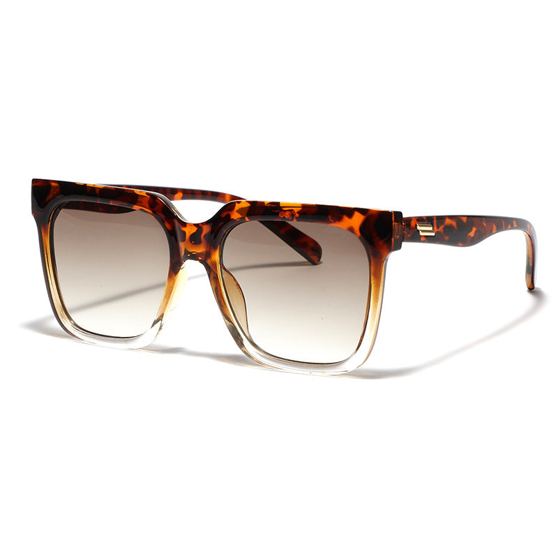 Damen quadratische Sonnenbrille mit elegantem Schildpatt-Design Brehn