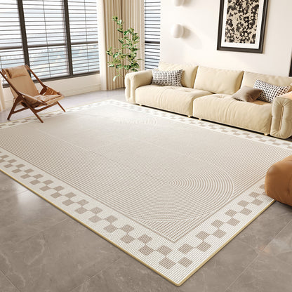 Zeitgenössischer floraler Design-Teppich