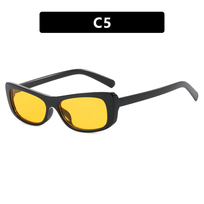 Damen Trendige rechteckige Sonnenbrille Brehn