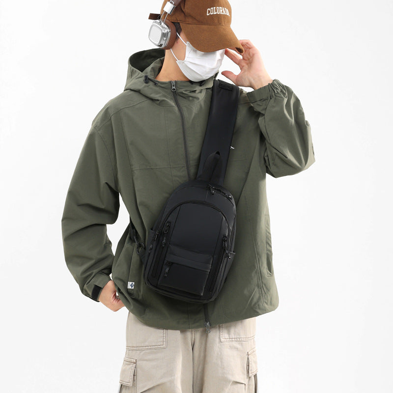 Sleek Nylon Sling Bag Brehn