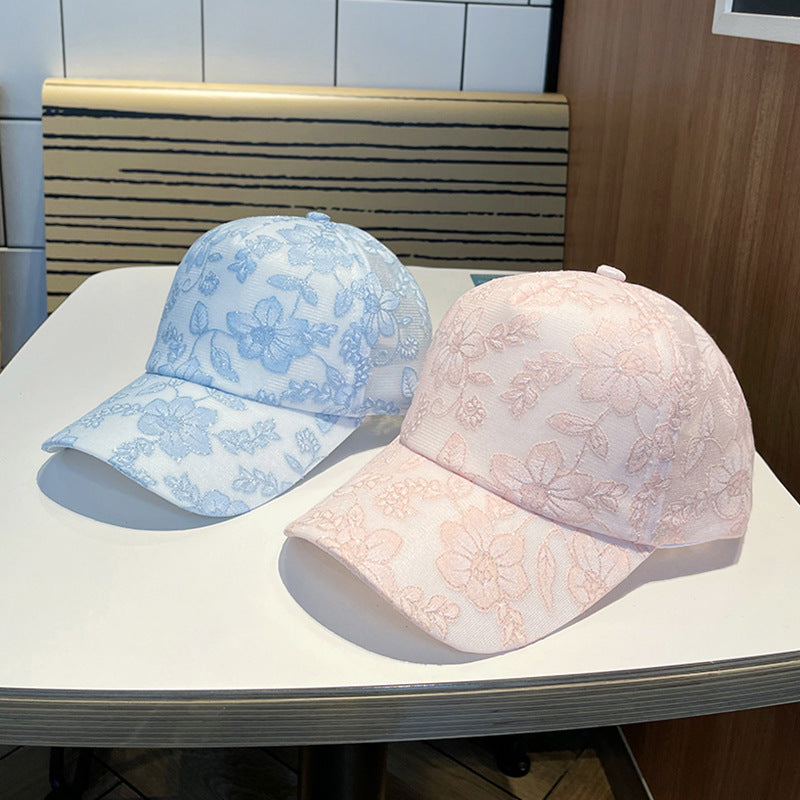 Damen Floral Gestickte Baseballmütze Brehn