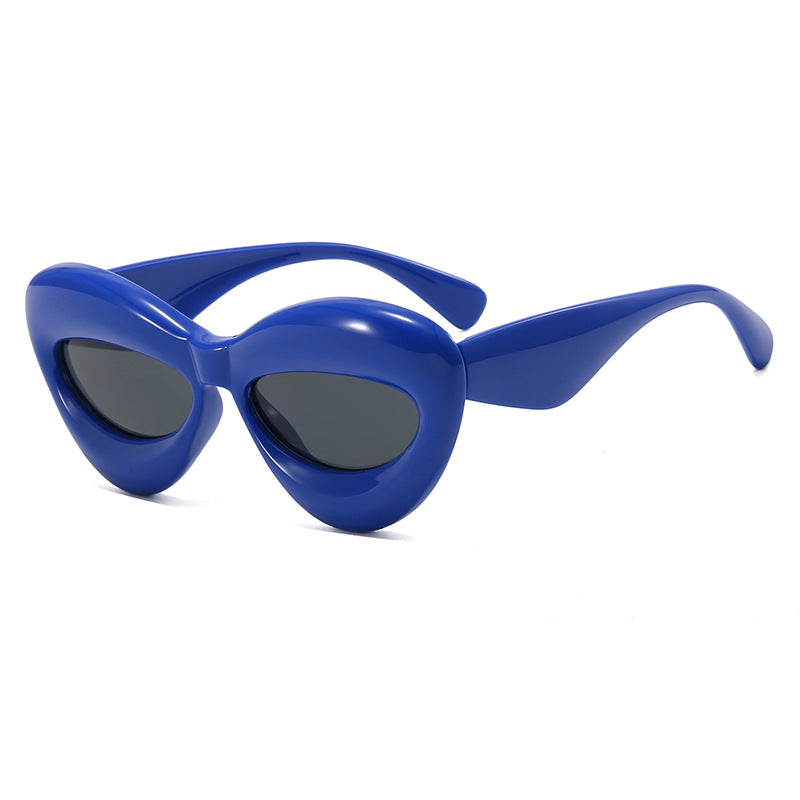 Damen Cat-Eye Sonnenbrille mit innovativem Kunststoffrahmen Brehn