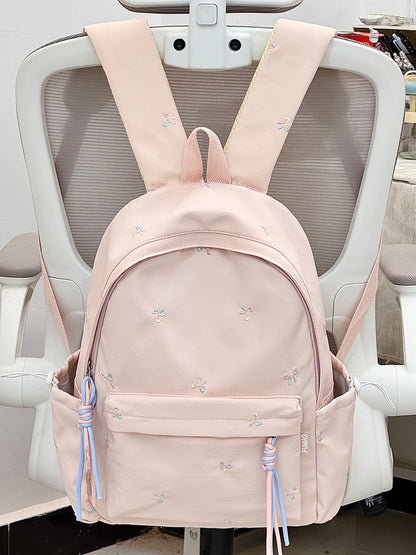 Charmanter bestickter Schulrucksack