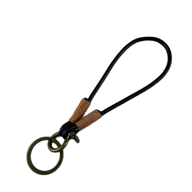 Haltbarer Leder-Schlüsselanhänger Halter Brehn