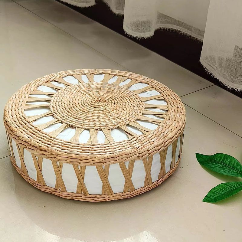 Handgefertigter Pouf Im Boho-Stil Brehn
