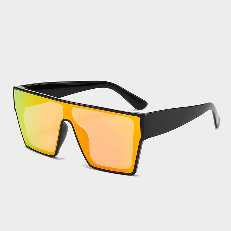 Damen modische Sonnenbrille mit angularen Gläsern Brehn