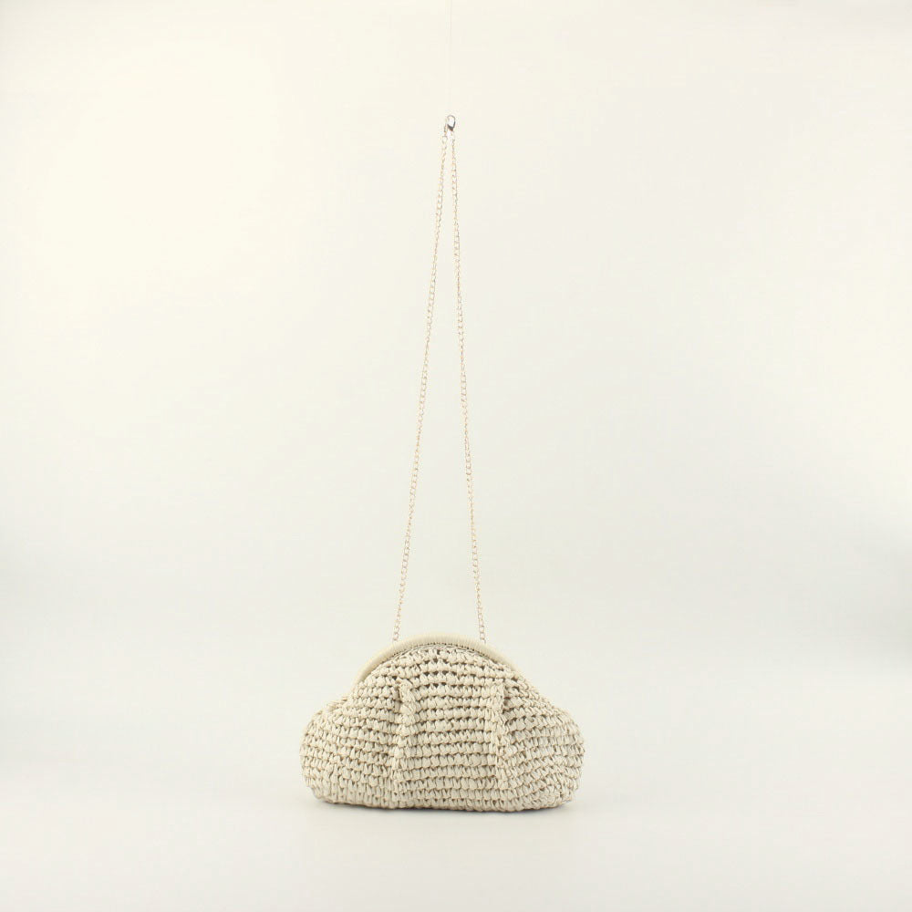Clutch mit Dekorativem Flechtdesign Brehn