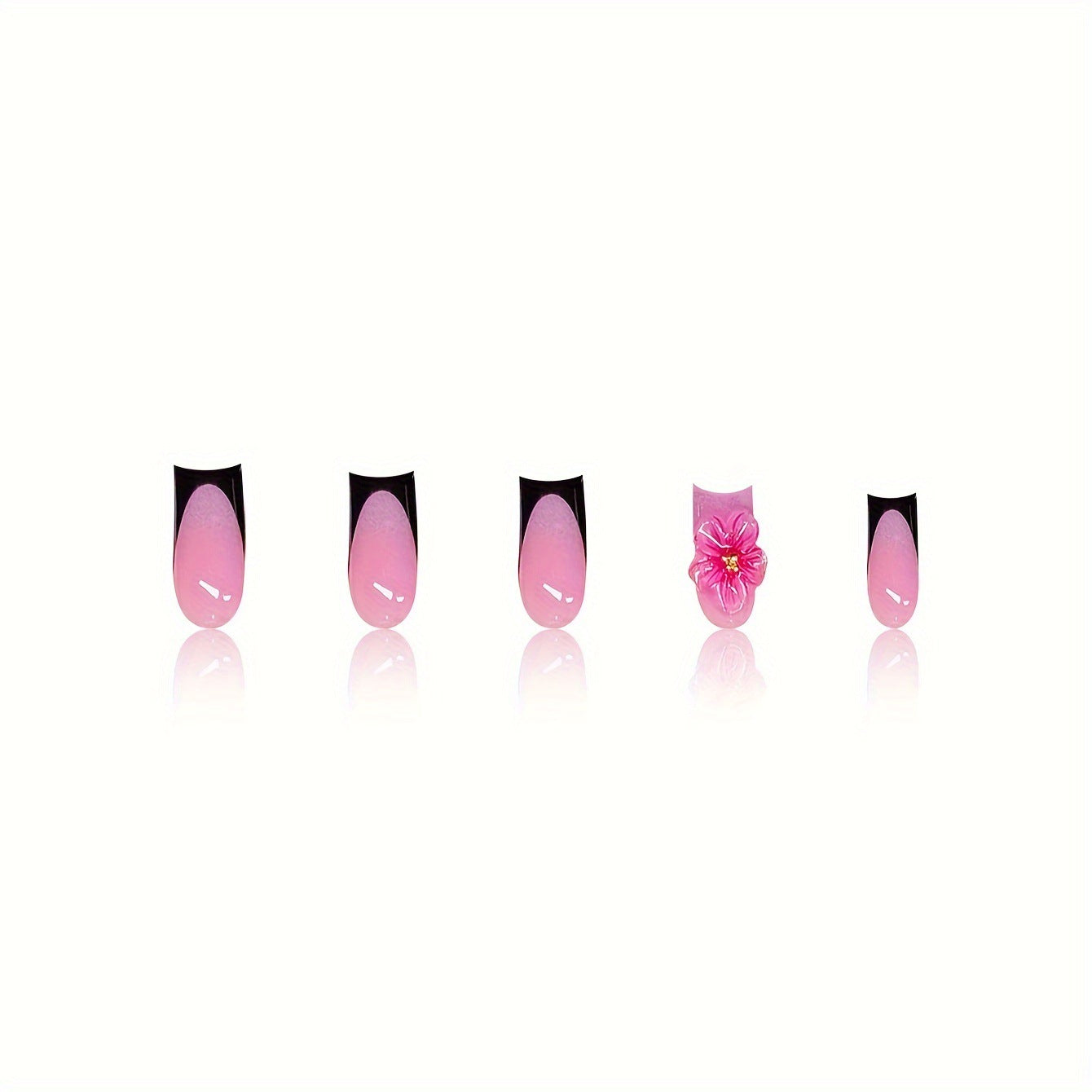 Floral Decorative Press-On Nagelkunst Brehn