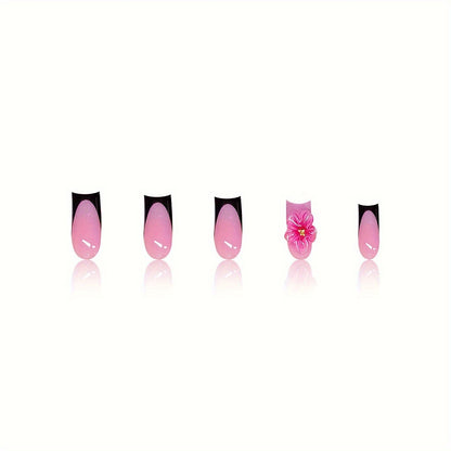 Floral Decorative Press-On Nagelkunst Brehn