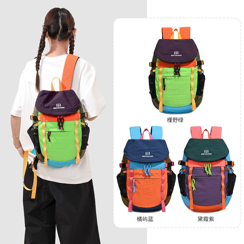 Farbiger Mehrfach-Taschen-Wander-Rucksack Brehn