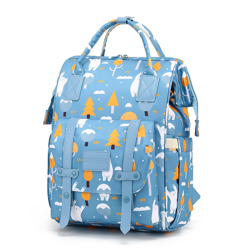 Stylischer Mehrfach-Taschen-Rucksack Brehn