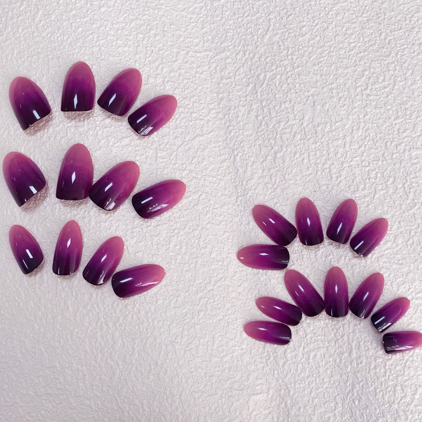 Gradient Ombre Press-On-Nagelspitzen Brehn