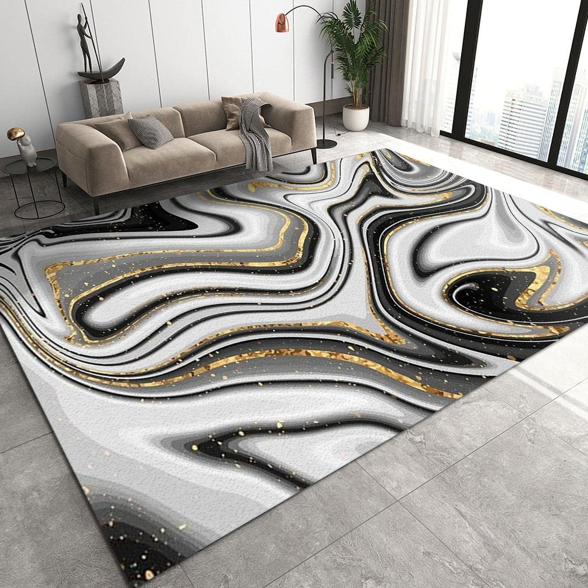 Texturierten abstrakten Teppich