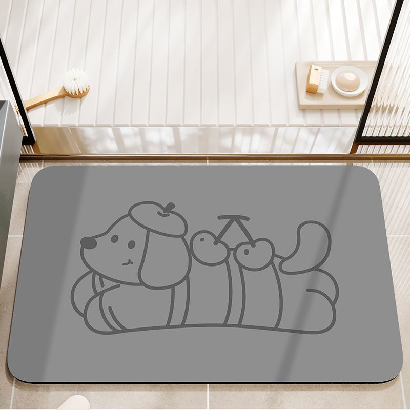 Niedlicher Cartoon Tier Badmatte Brehn