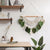 Macrame Wanddekoration mit Blattform-Design