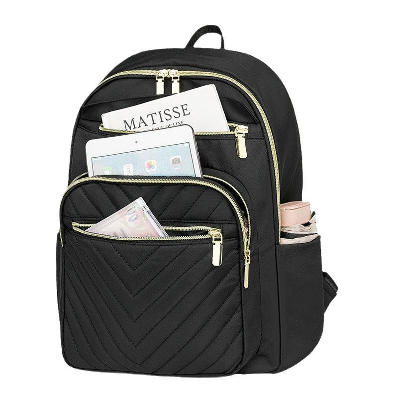 Moderner Ge quilteter Rucksack Brehn