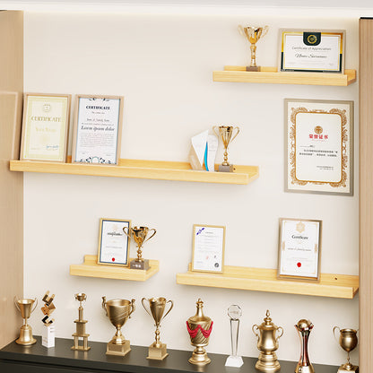 Wandmontierte Schwimmende Display-Regal Lackiertes Hochglanz-MDF