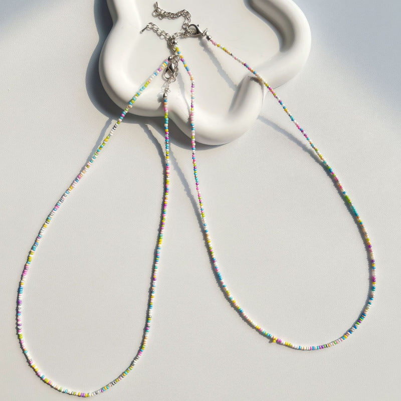 Handgefertigtes Perlen Choker Halsband Brehn