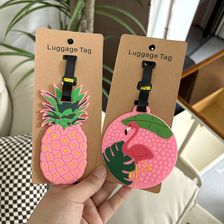 Ananas-Themen Silikon Gepäckanhänger Brehn