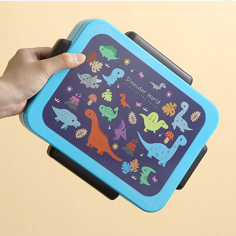 Verspielt tierisch inspiriertes Lunchbox mit sicherem Verschluss