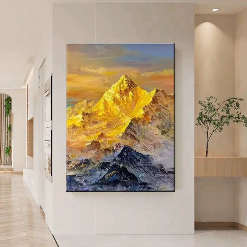 Abstrakte Berglandschaft Leinwandkunst