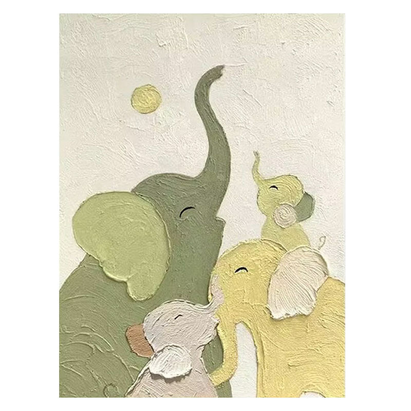 Elefanten-Themen-Leinwandkunst