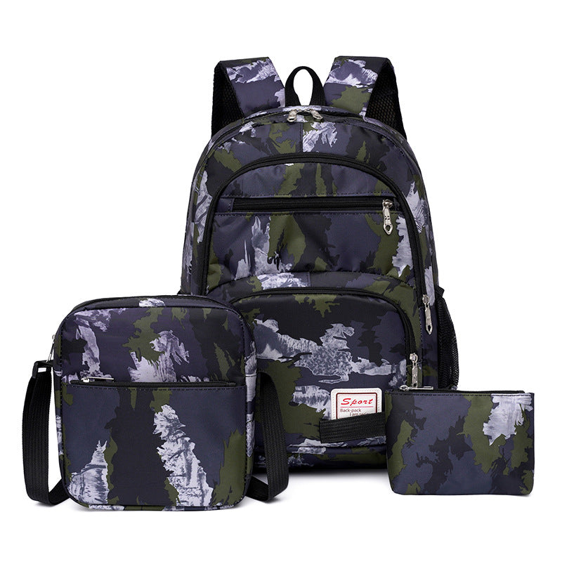 Schulrucksack mit Mehreren Fächern und Passendem Zubehör Brehn