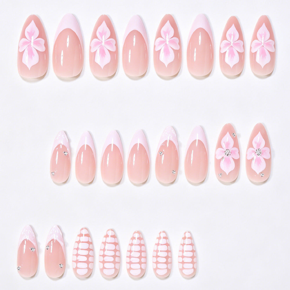 Elegante dekorative Acryl-Nagelkunst Tipps Brehn