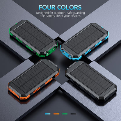 Solar Powerbank mit Kabelloser Ladefunktion Brehn